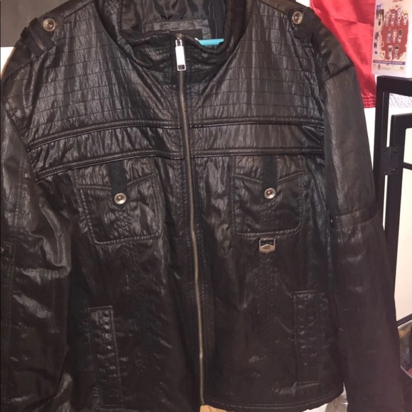 Mecca USA Faux Leather Jacket Vintage - Picture 3 of 3